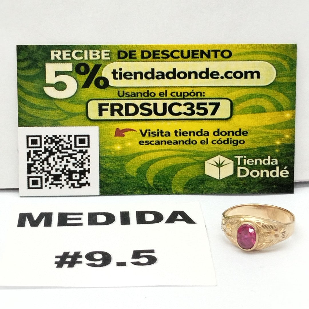 ANILLO ORO 10 K 4.4 GRMS (SEMINUEVO)