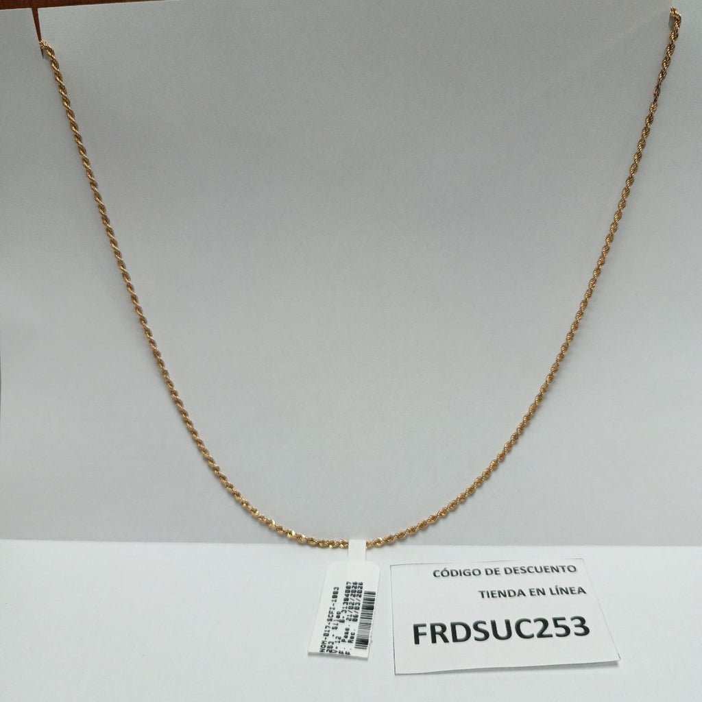 CADENA ORO 14 K 2.5 GRMS (SEMINUEVO)