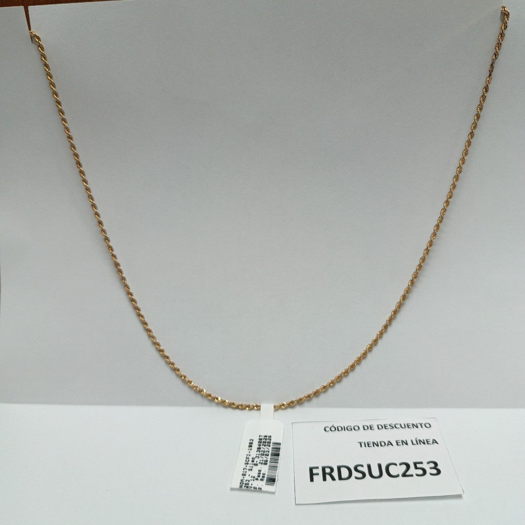CADENA ORO 14 K 2.5 GRMS (SEMINUEVO)