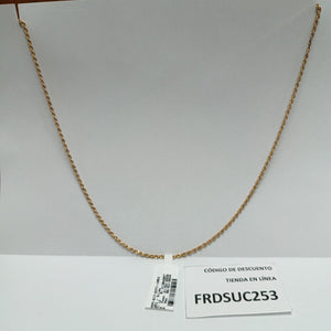 CADENA ORO 14 K 2.5 GRMS (SEMINUEVO)