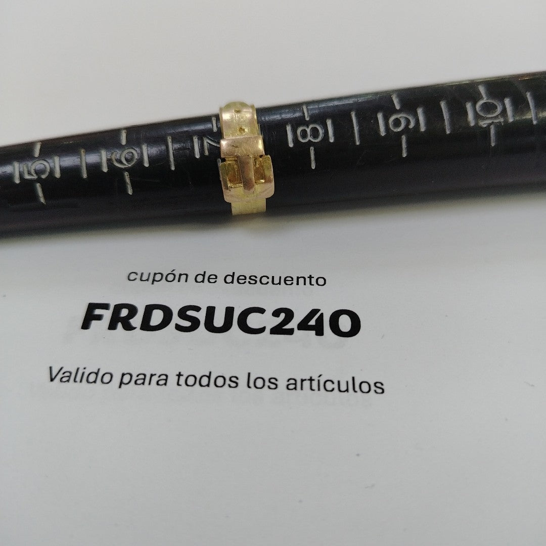 ANILLO ORO 10 K 2.9 GRMS (SEMINUEVO)