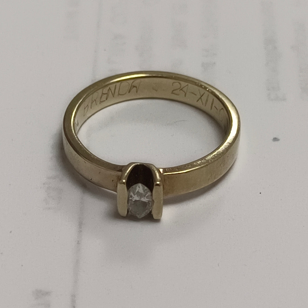 ANILLO ORO 14 K 3.8 GRMS (SEMINUEVO)
