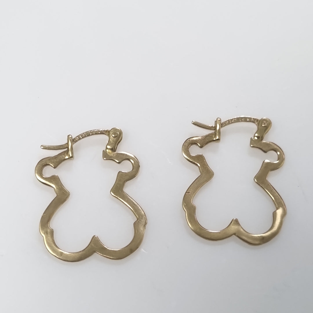 ARRACADAS PAR ORO 14 K 2.5 GRMS (SEMINUEVO)