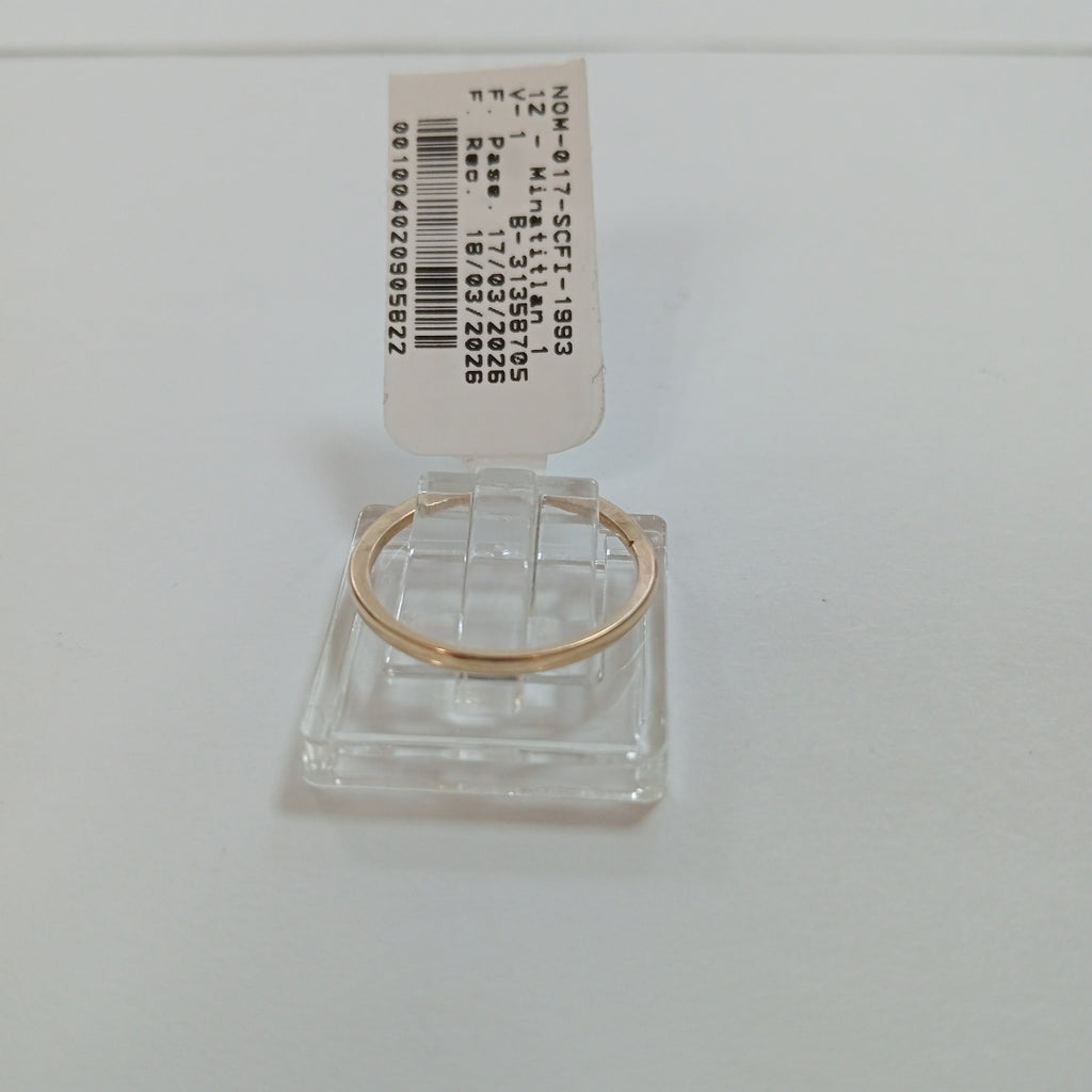 ARGOLLA ORO 14 K 1.1 GRMS (SEMINUEVO)
