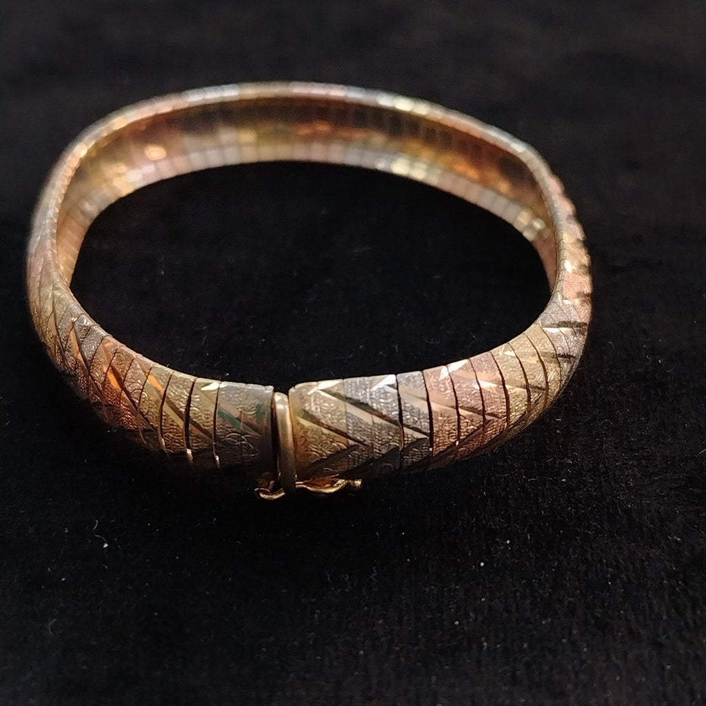 PULSERA ORO, ORO COMBINADO 14 K 19 GRMS (SEMINUEVO)