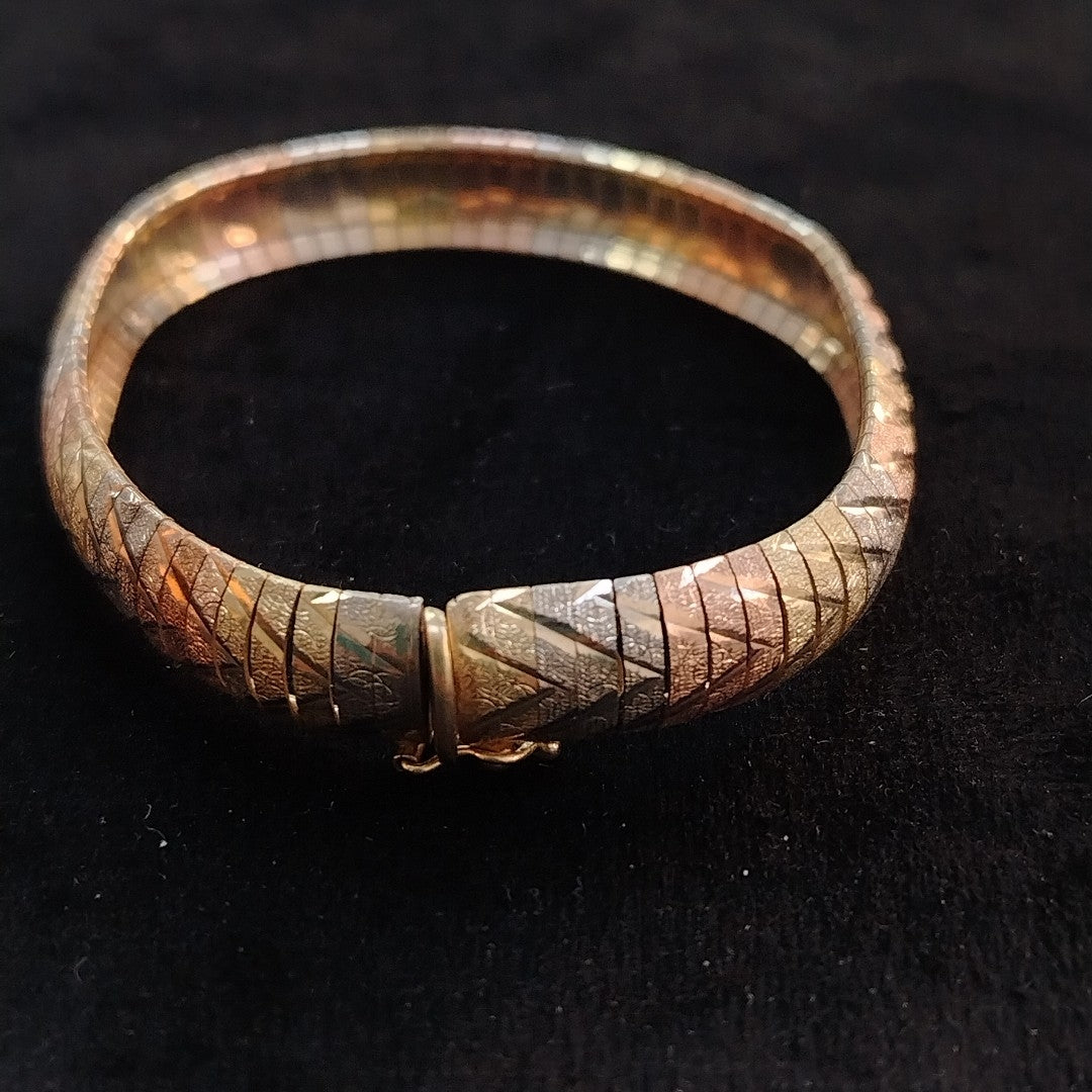 PULSERA ORO, ORO COMBINADO 14 K 19 GRMS (SEMINUEVO)