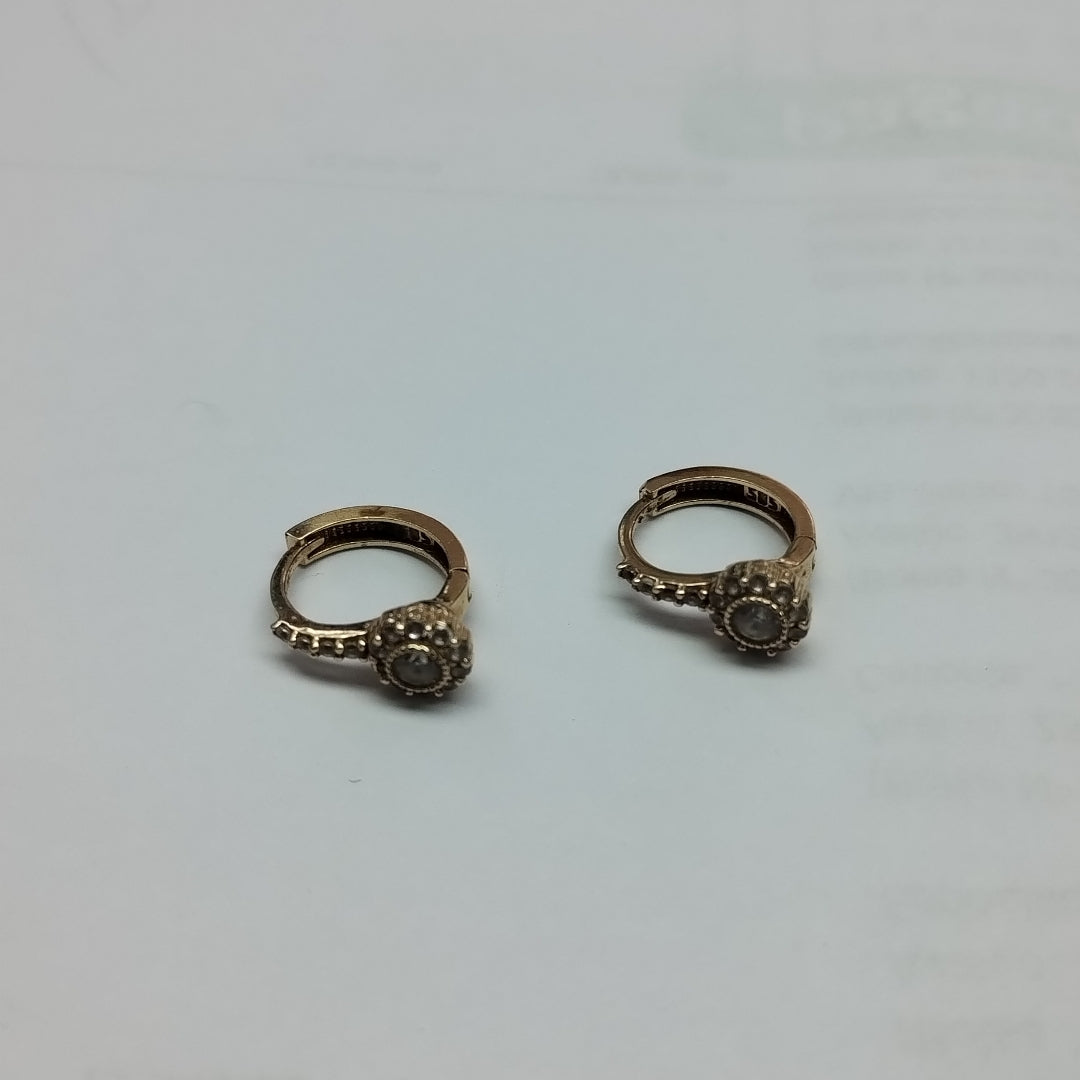 ARRACADAS PAR ORO 14 K 2.5 GRMS (SEMINUEVO)