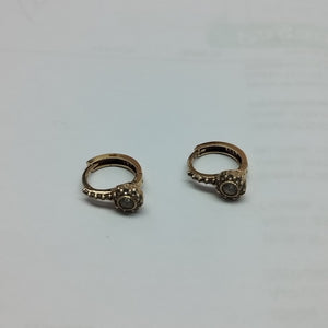 ARRACADAS PAR ORO 14 K 2.5 GRMS (SEMINUEVO)