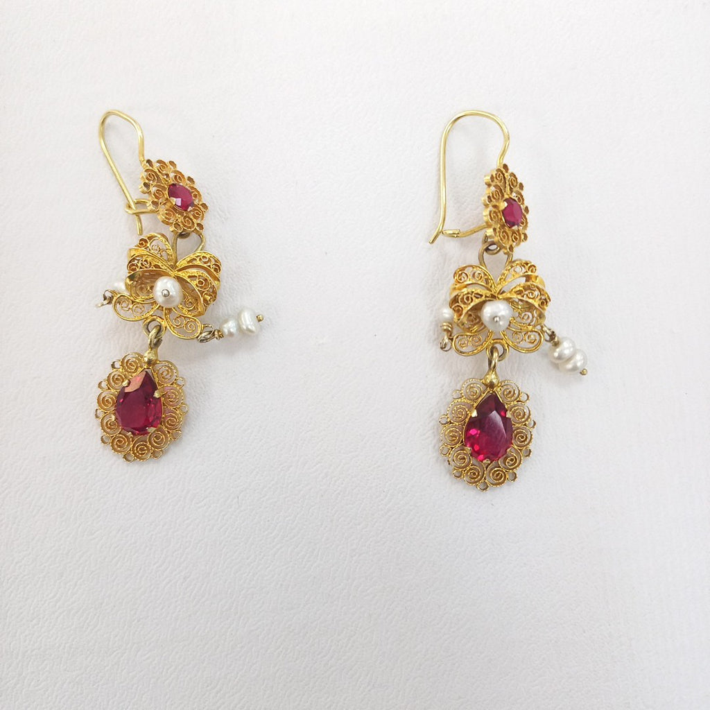 ARETES PAR ORO 10 K 7.6 GRMS (SEMINUEVO)