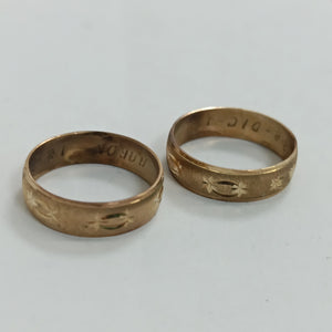 ARGOLLA ORO 10 K 3.9 GRMS (SEMINUEVO)