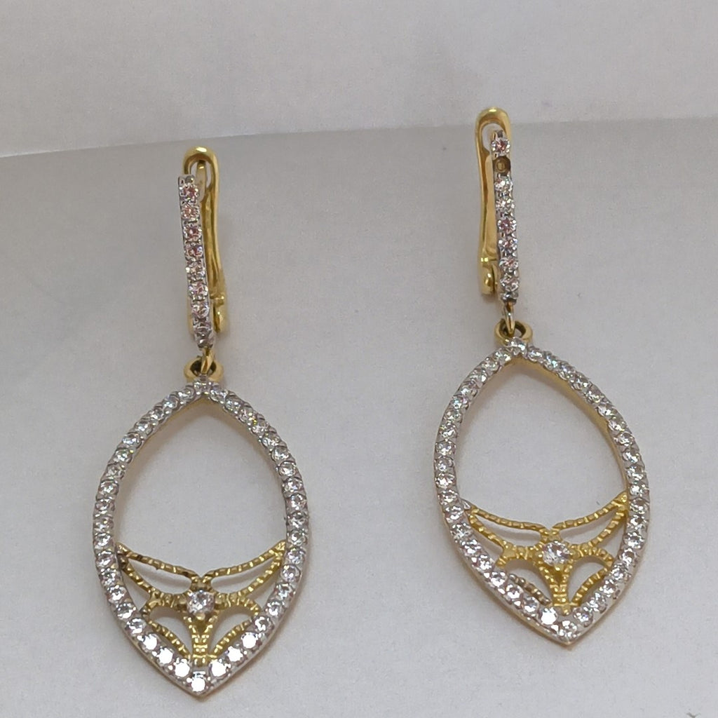 ARETES PAR ORO 14 K 3.2 GRMS (SEMINUEVO)