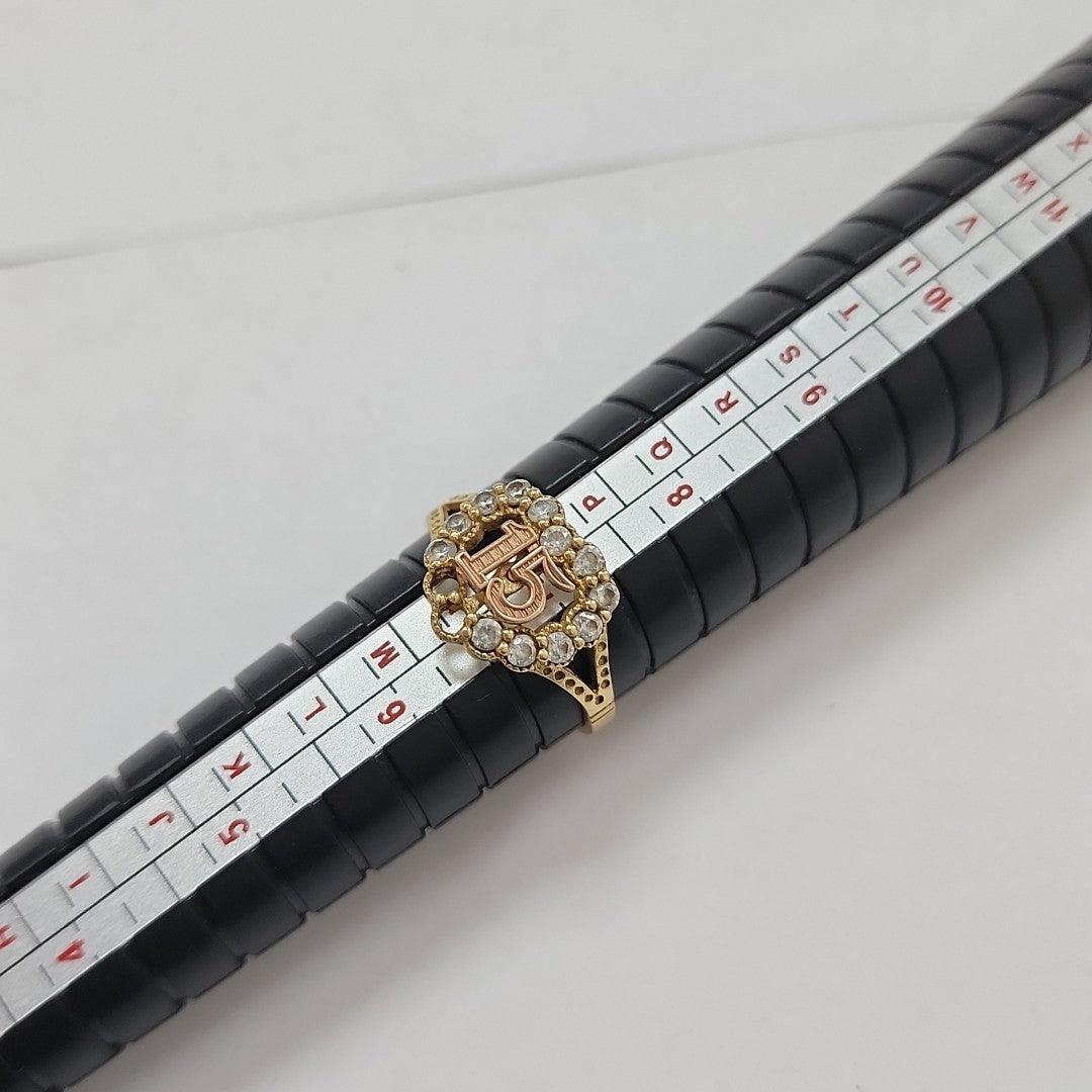 ANILLO ORO 14 K 2 GRMS (SEMINUEVO)