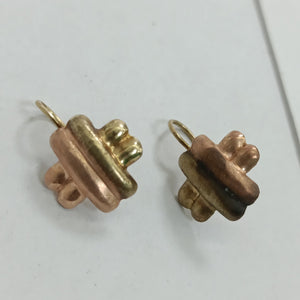 ARETES PAR ORO 14 K 1.6 GRMS (SEMINUEVO)