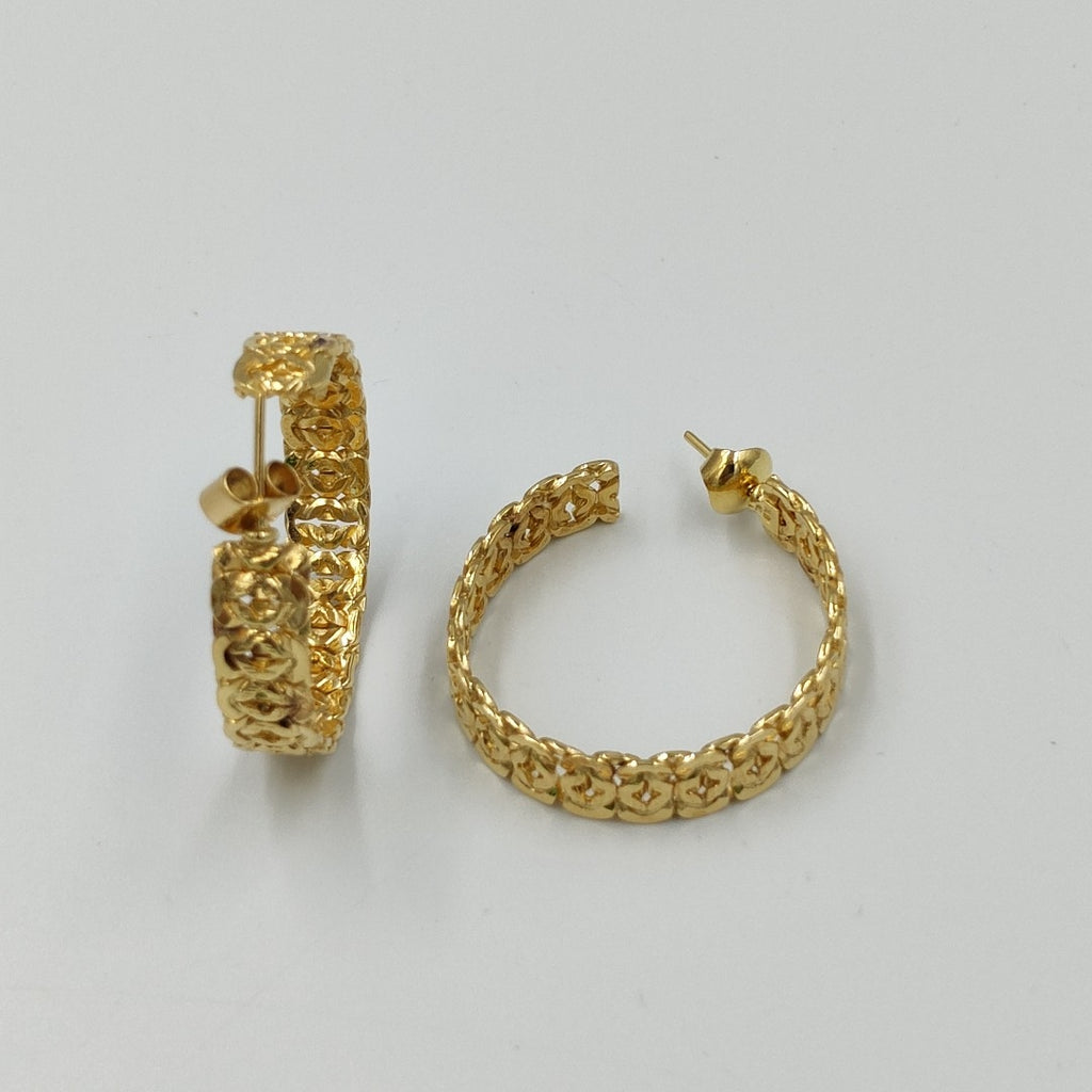 BROQUELES PAR ORO 18 K 19.5 GRMS (SEMINUEVO)