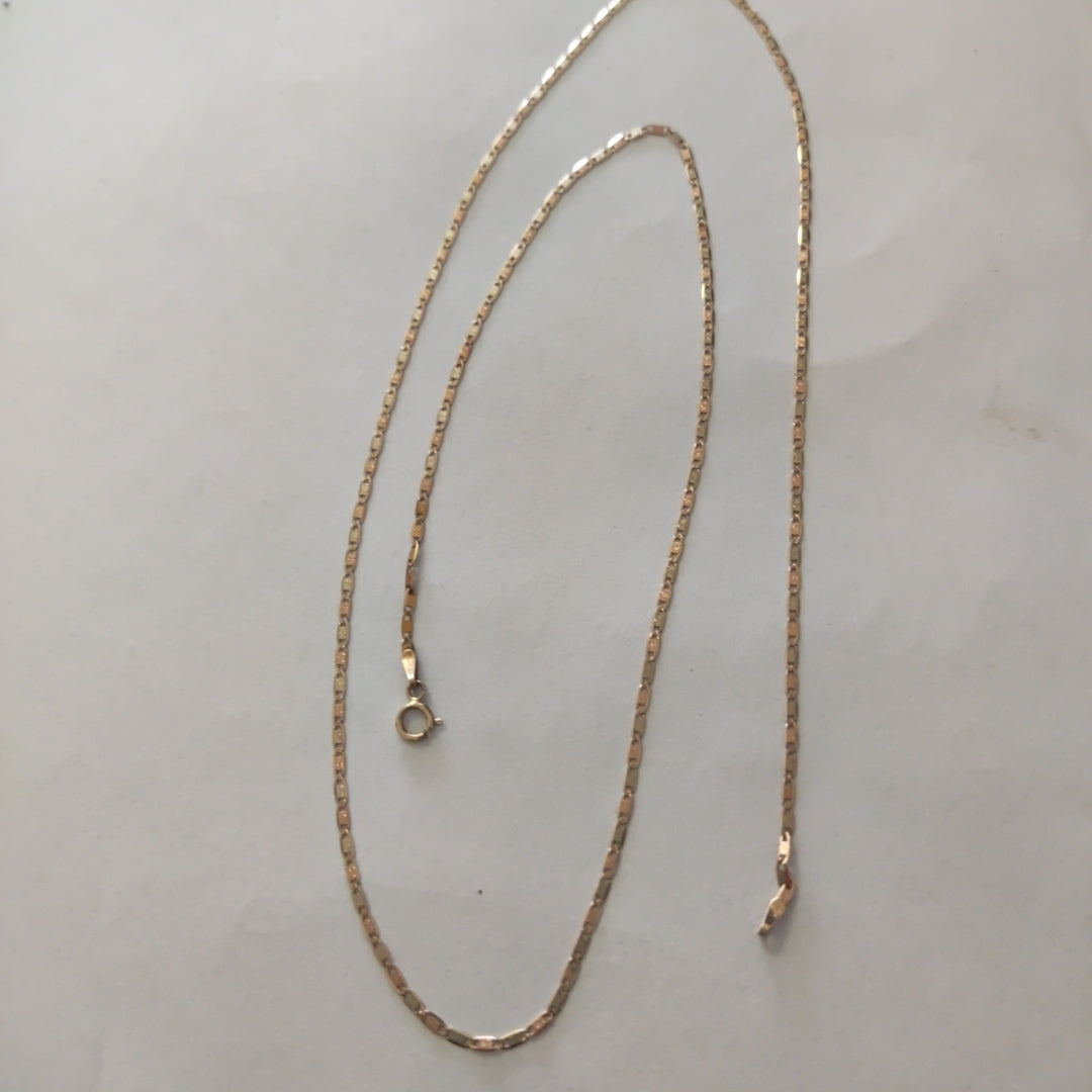 CADENA ORO 14 K 2.5 GRMS (SEMINUEVO)