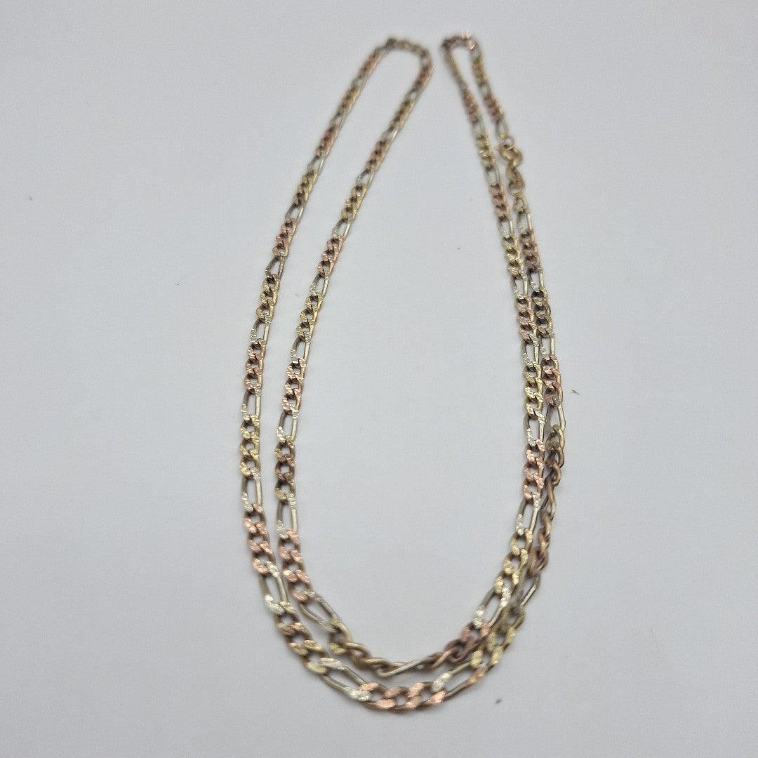 CADENA ORO, ORO COMBINADO 10 K 9.3 GRMS (SEMINUEVO)