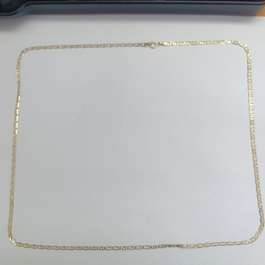 CADENA ORO COMBINADO 14 K 6.6 GRMS (SEMINUEVO)