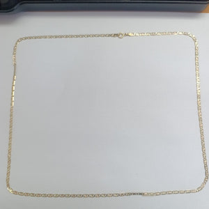 CADENA ORO COMBINADO 14 K 6.6 GRMS (SEMINUEVO)