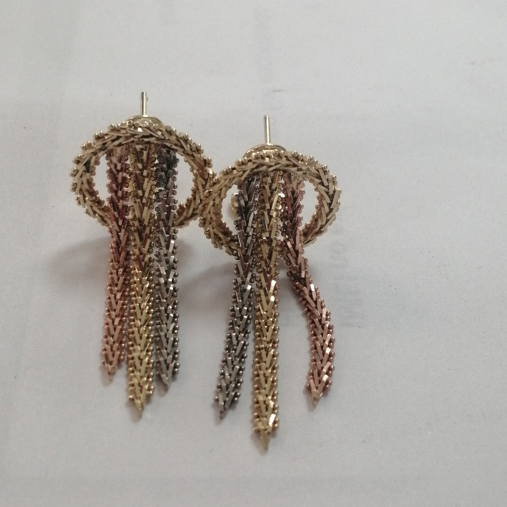 ARETES PAR ORO 14 K 11.2 GRMS (SEMINUEVO)