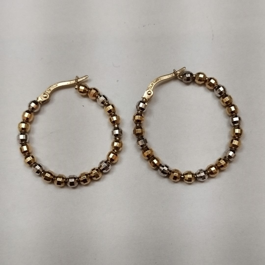 ARRACADAS PAR ORO 14 K 4,60 GRMS (SEMINUEVO)