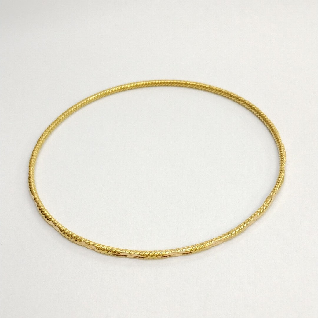 PULSERA RIGIDA ORO 18 K 7,60 GRMS (SEMINUEVO)