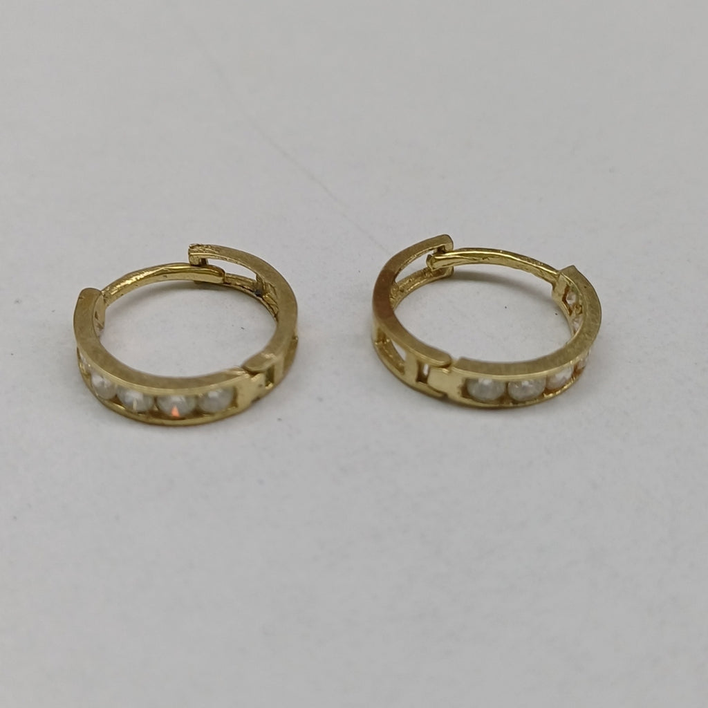 ARRACADAS PAR ORO 14 K 1.4 GRMS (SEMINUEVO)