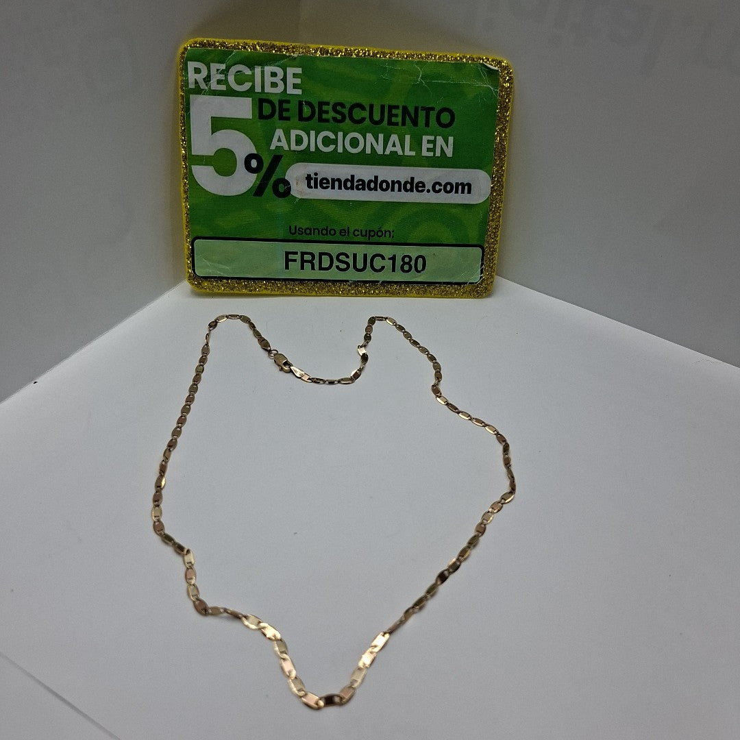 CADENA ORO COMBINADO 10 K 3,90 GRMS (SEMINUEVO)
