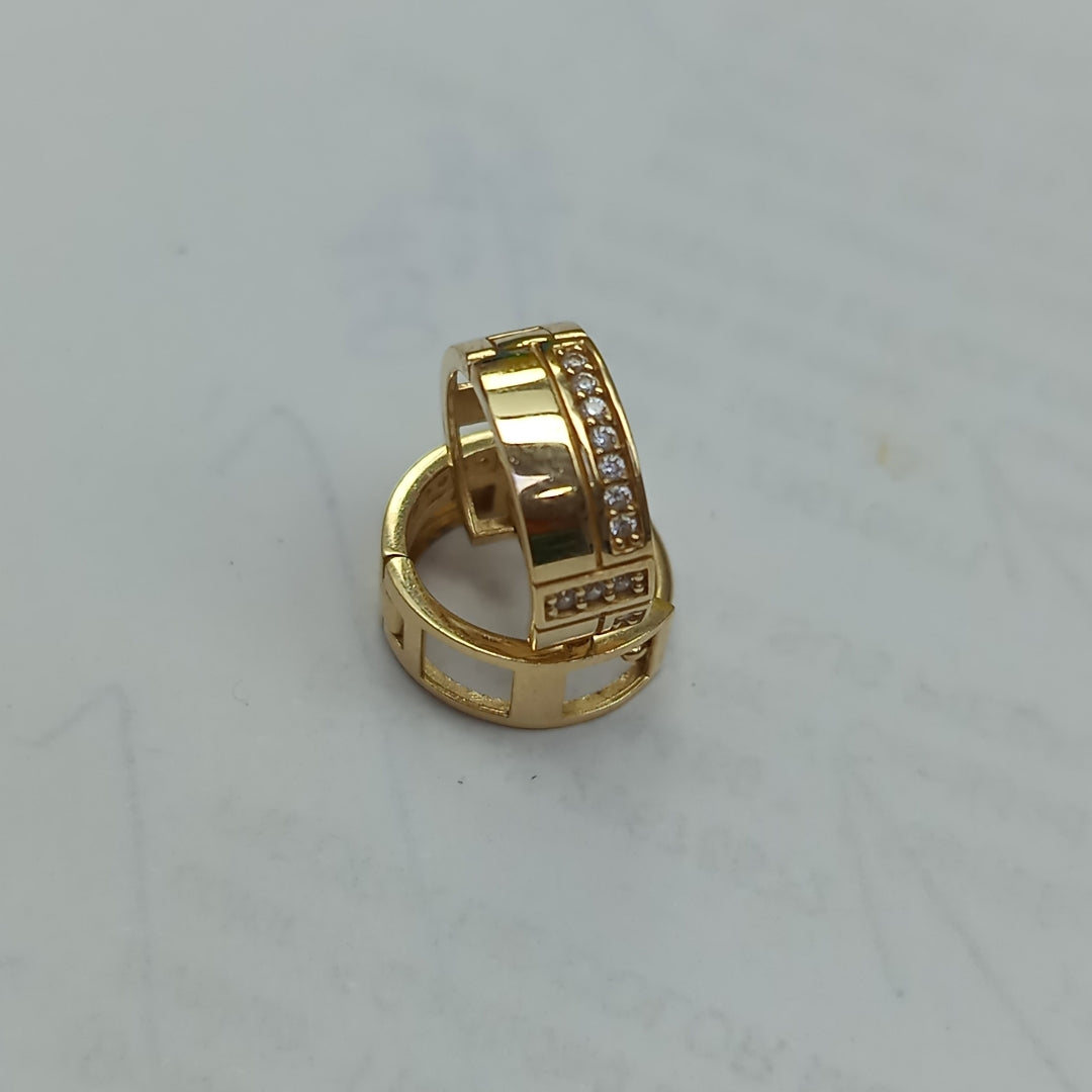 ARRACADAS PAR ORO 14 K 2.2 GRMS (SEMINUEVO)