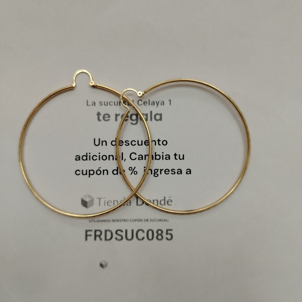 ARRACADAS PAR ORO 10 K 5.6 GRMS (SEMINUEVO)