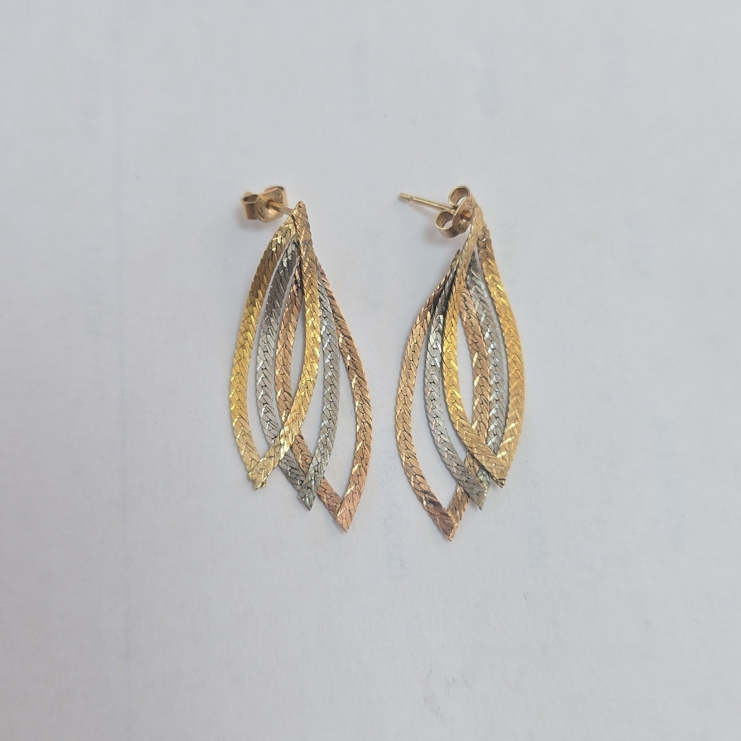 ARETES PAR ORO 10 K 2.6 GRMS (SEMINUEVO)