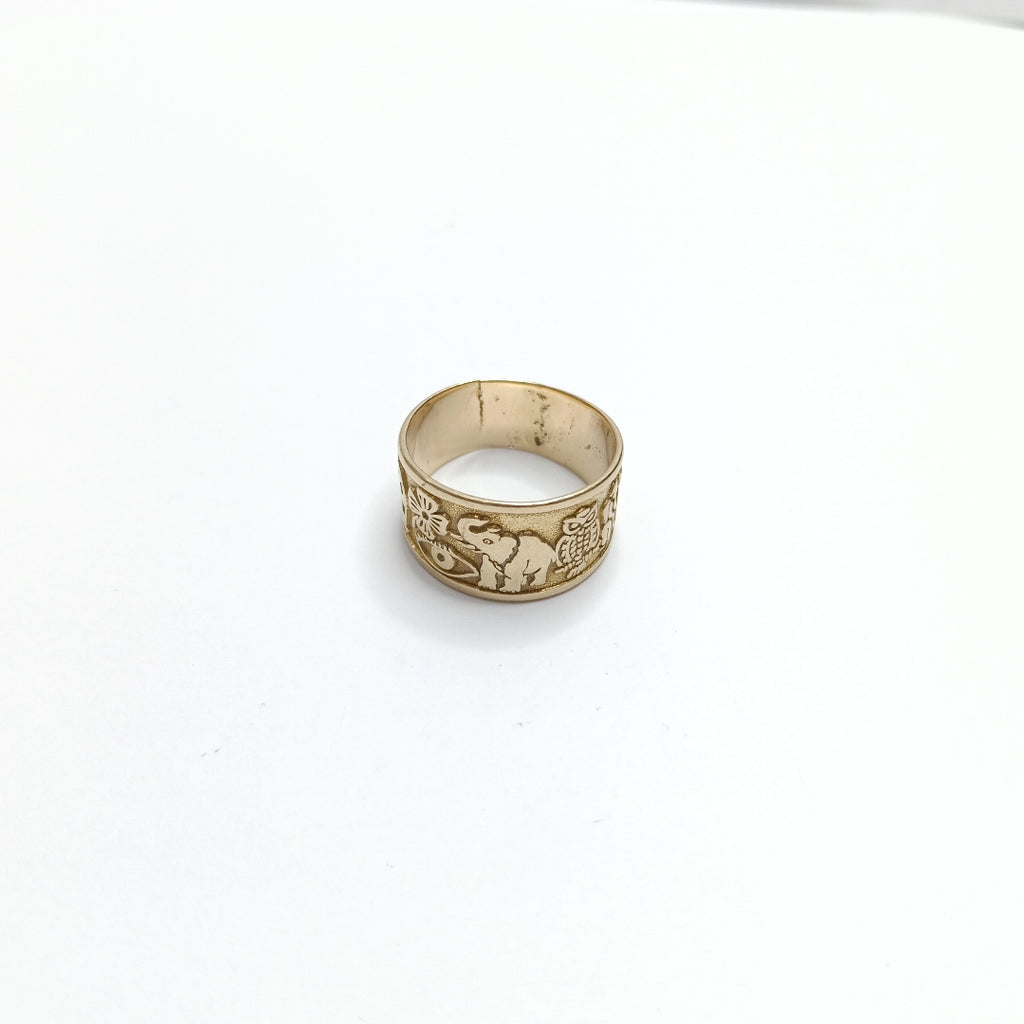 ARGOLLA DE LA SUERTE ORO 14 K 4.9 GRMS (SEMINUEVO)