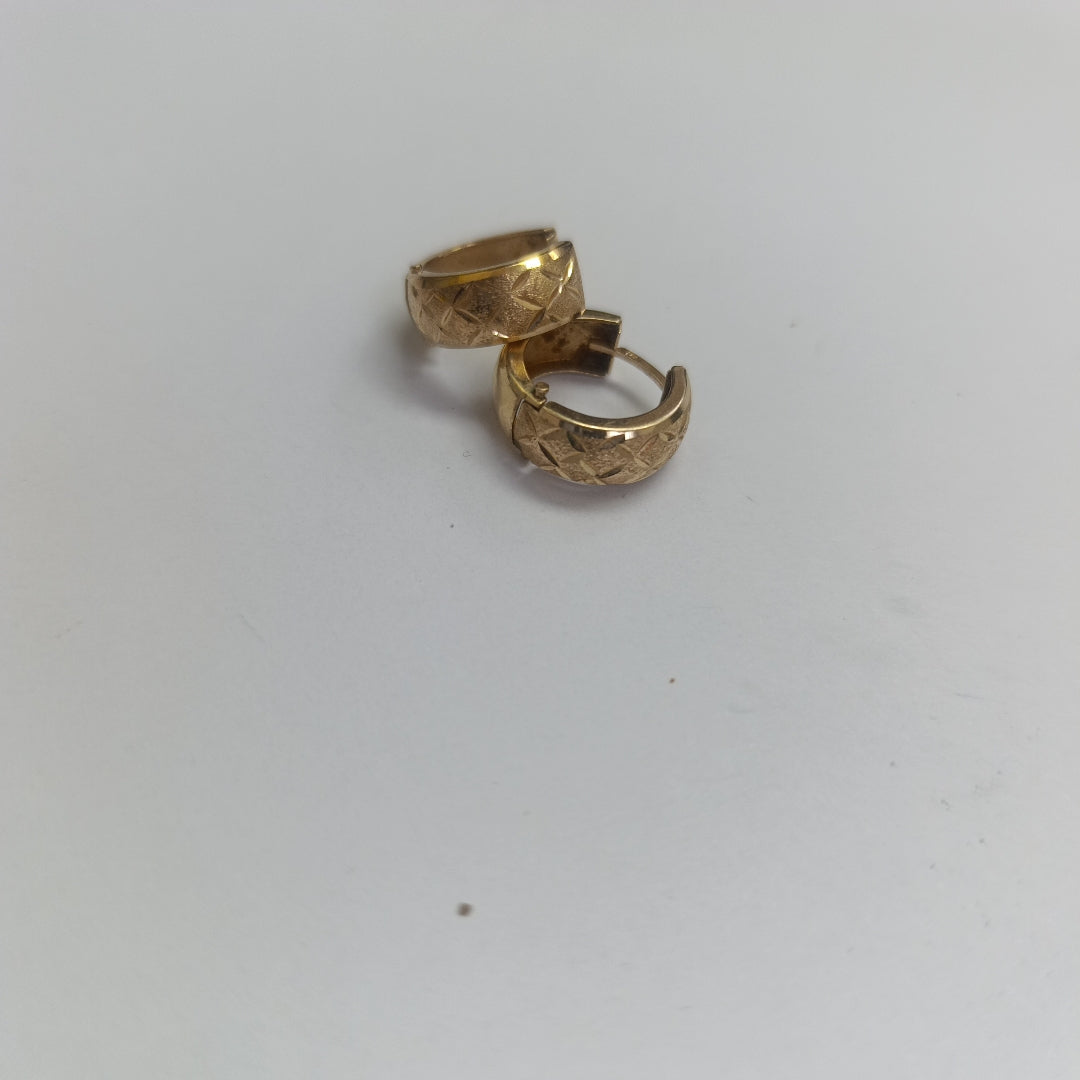 ARRACADAS PAR ORO 10 K 2.8 GRMS (SEMINUEVO)