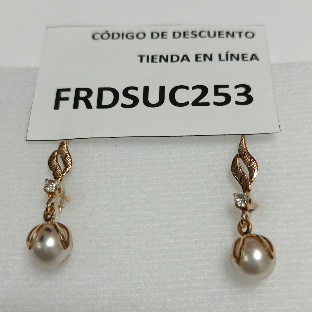 ARETES PAR ORO 8 K 3,00 GRMS (SEMINUEVO)