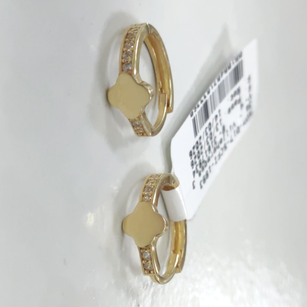 ARRACADAS PAR ORO 14 K 2.2 GRMS (SEMINUEVO)