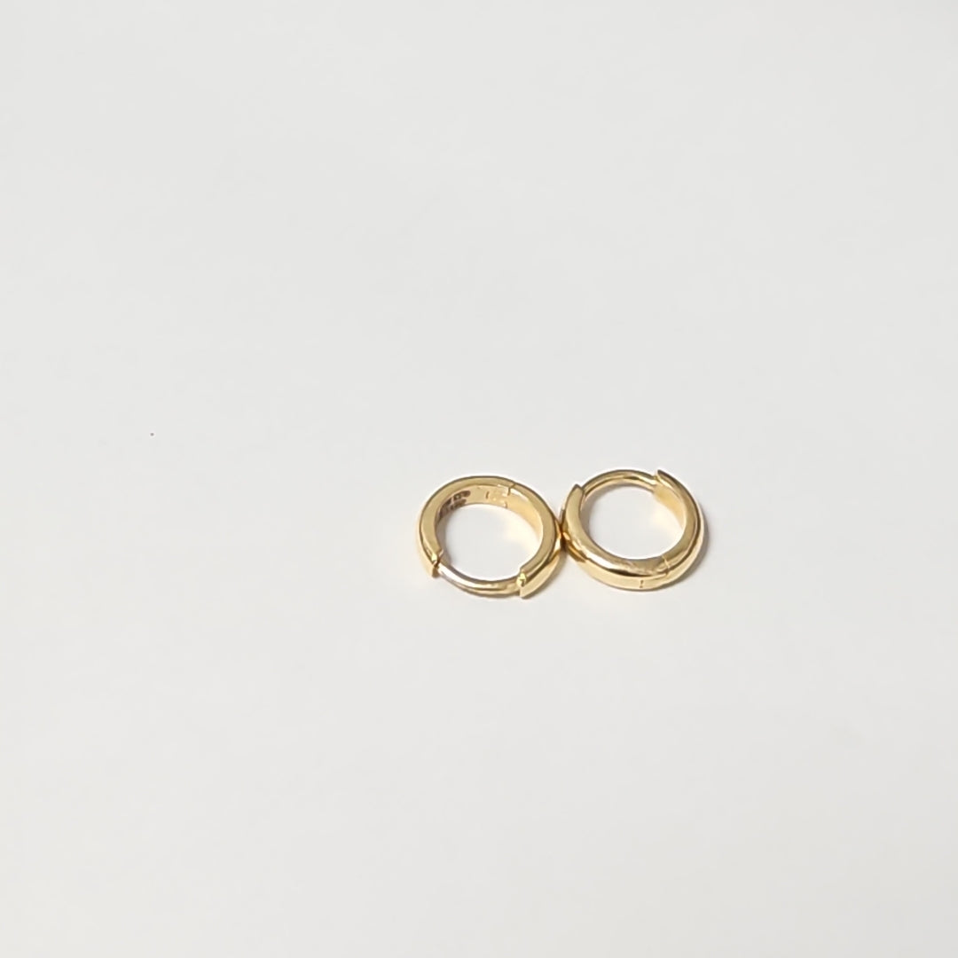 ARETES PAR ORO 14 K 1,50 GRMS (SEMINUEVO)