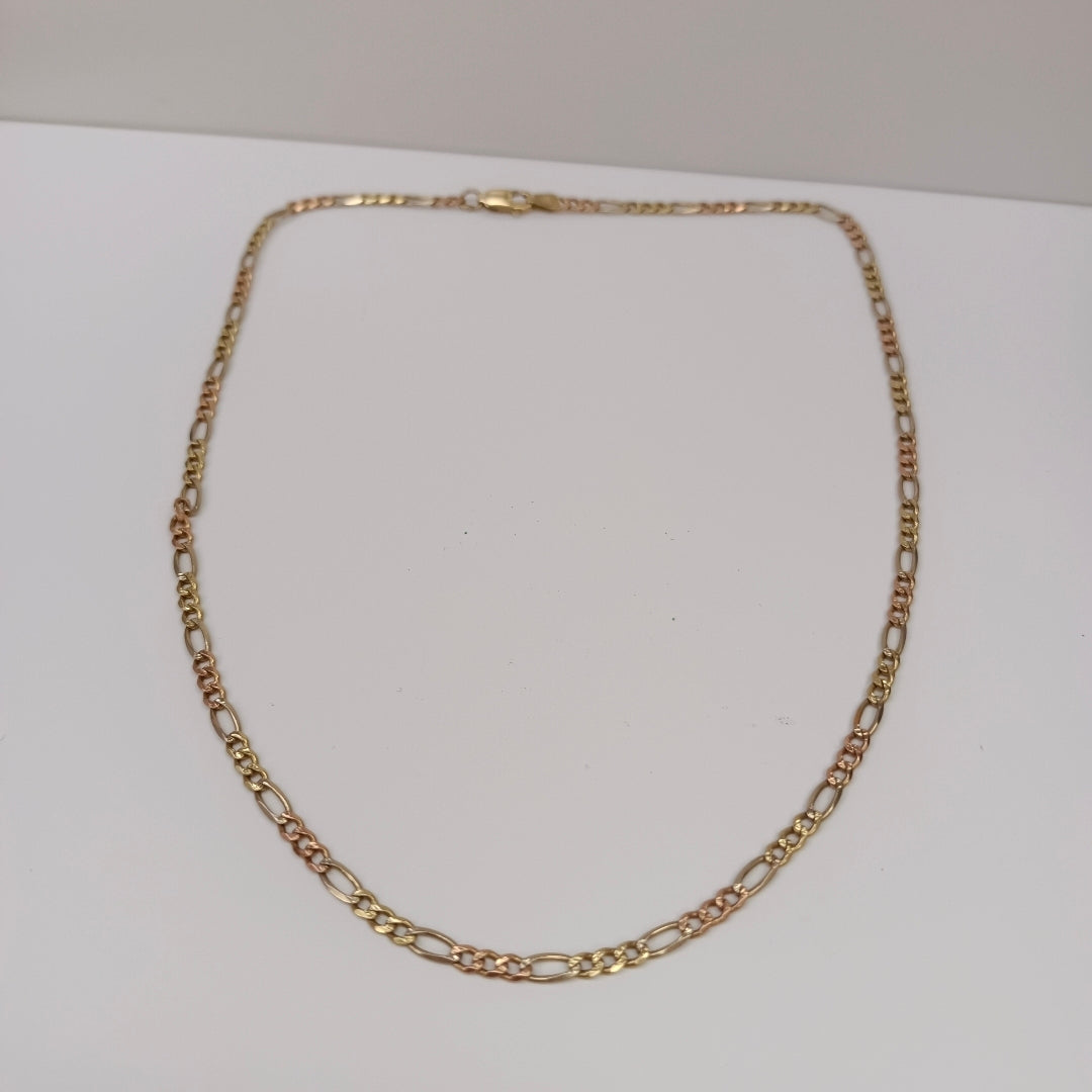 CADENA ORO, ORO COMBINADO 10 K 7.2 GRMS (SEMINUEVO)