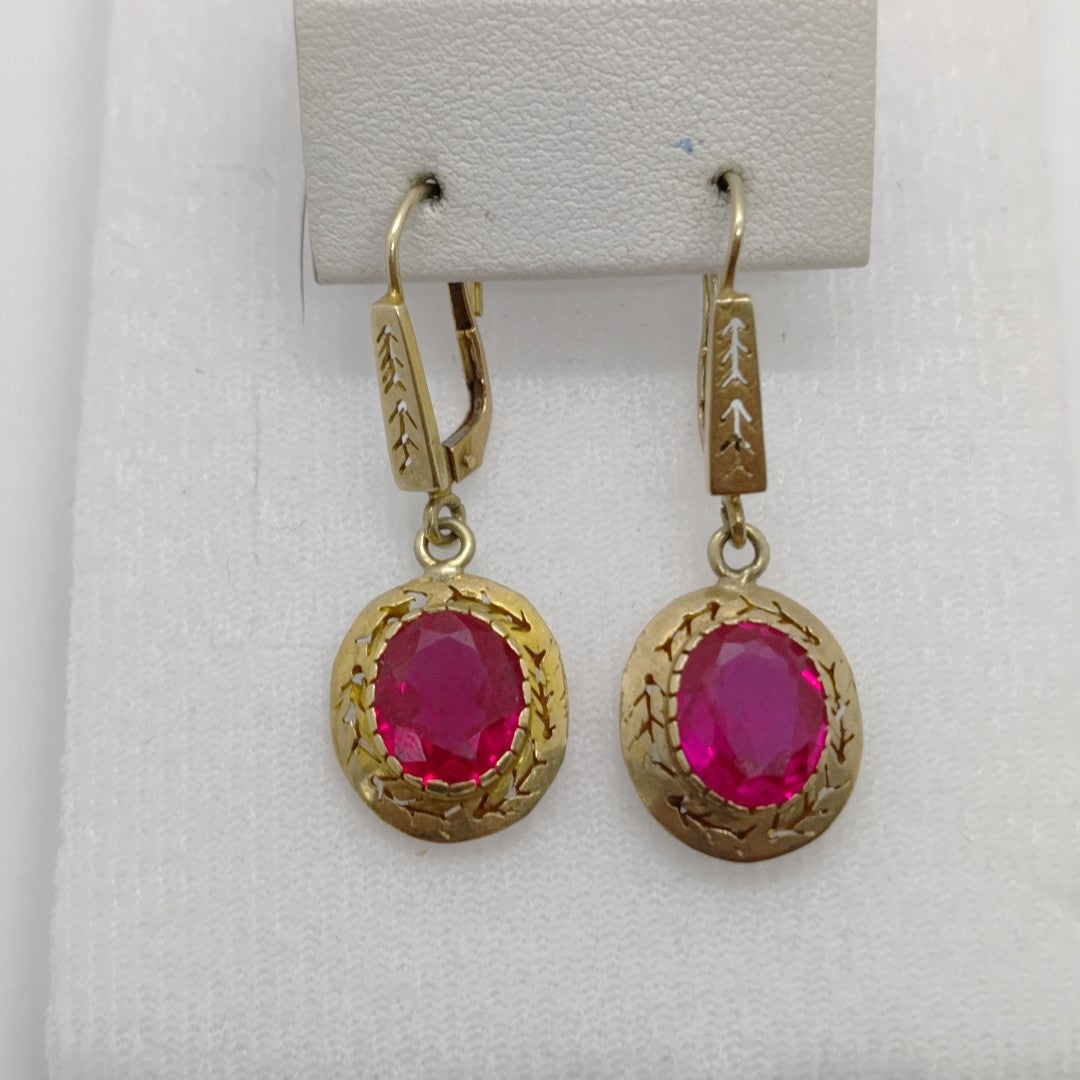 ARETES PAR ORO 14 K 4.6 GRMS (SEMINUEVO)