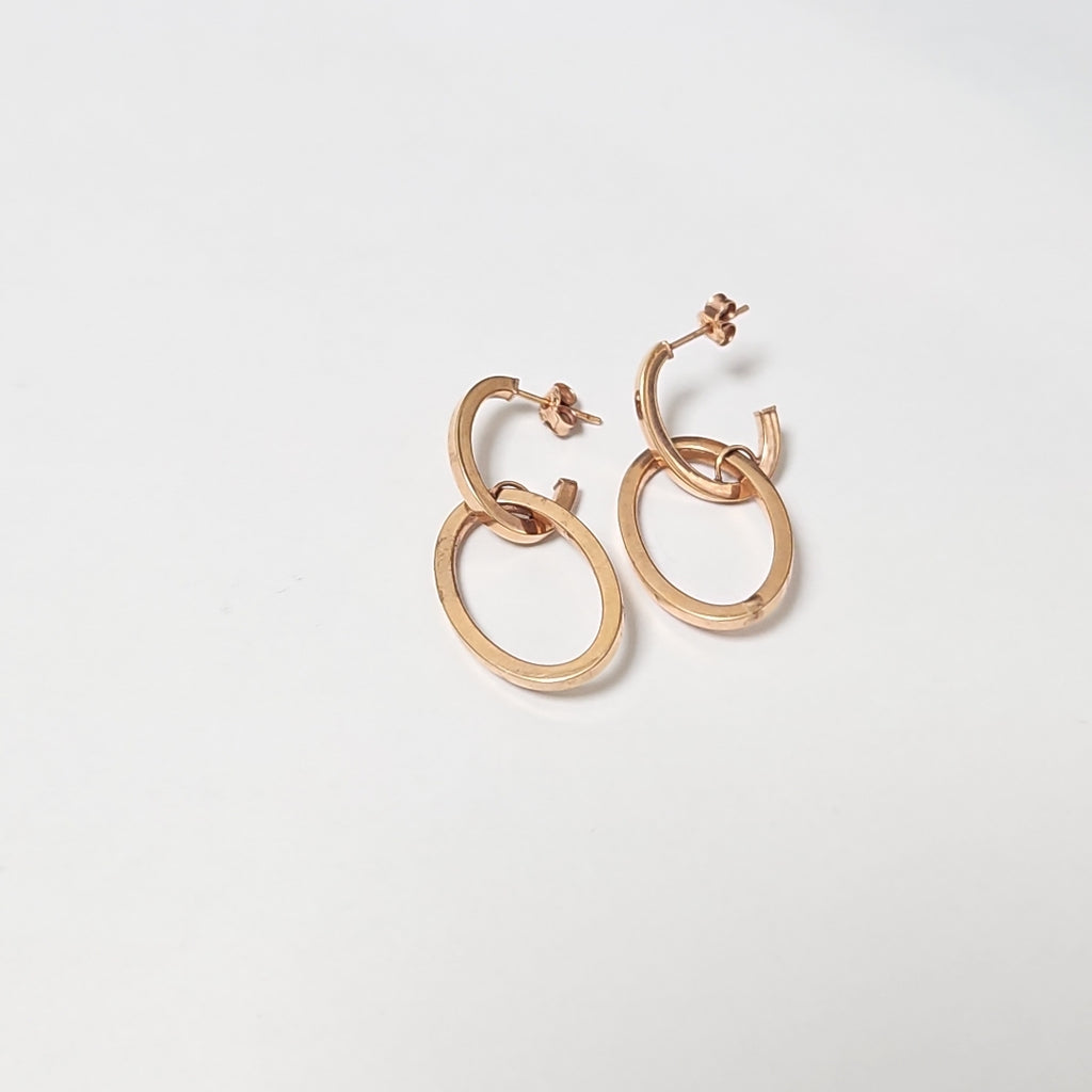 ARETES PAR ORO 14 K 2,50 GRMS (SEMINUEVO)