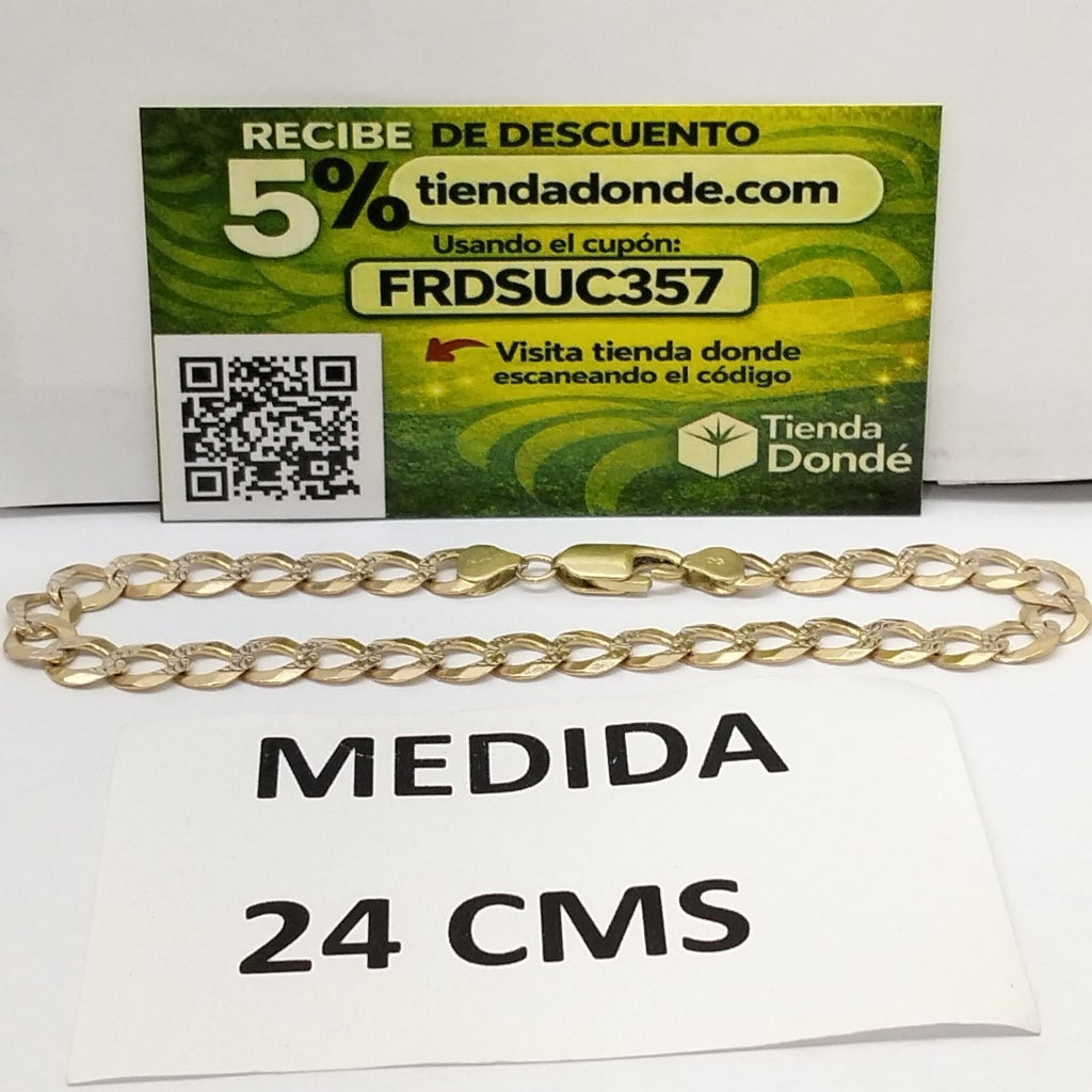 PULSERA ORO 14 K 13.9 GRMS (SEMINUEVO)