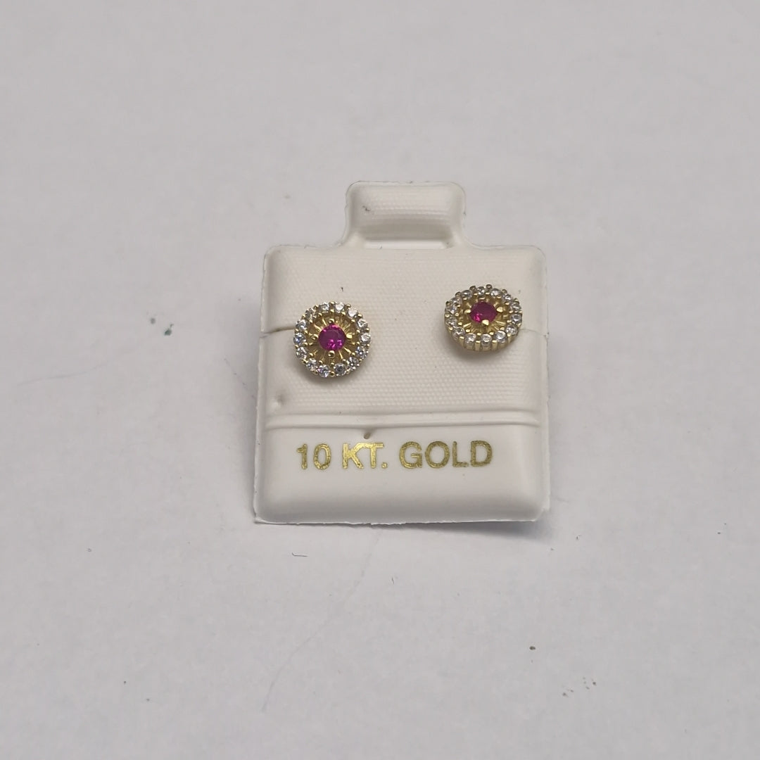 BROQUELES ORO 10K 1 (NUEVO)