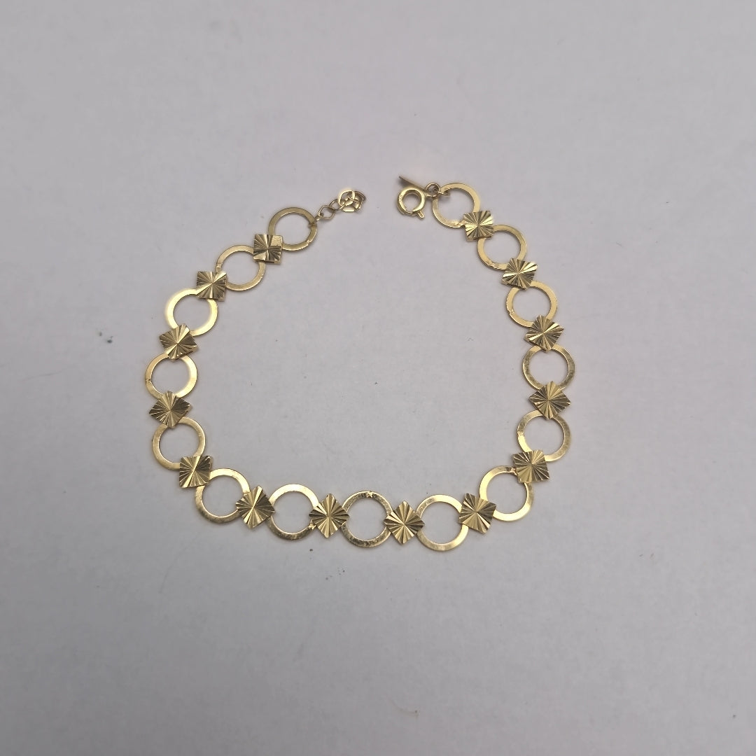 PULSERAS DAMA ORO 14K 3.7 (NUEVO)