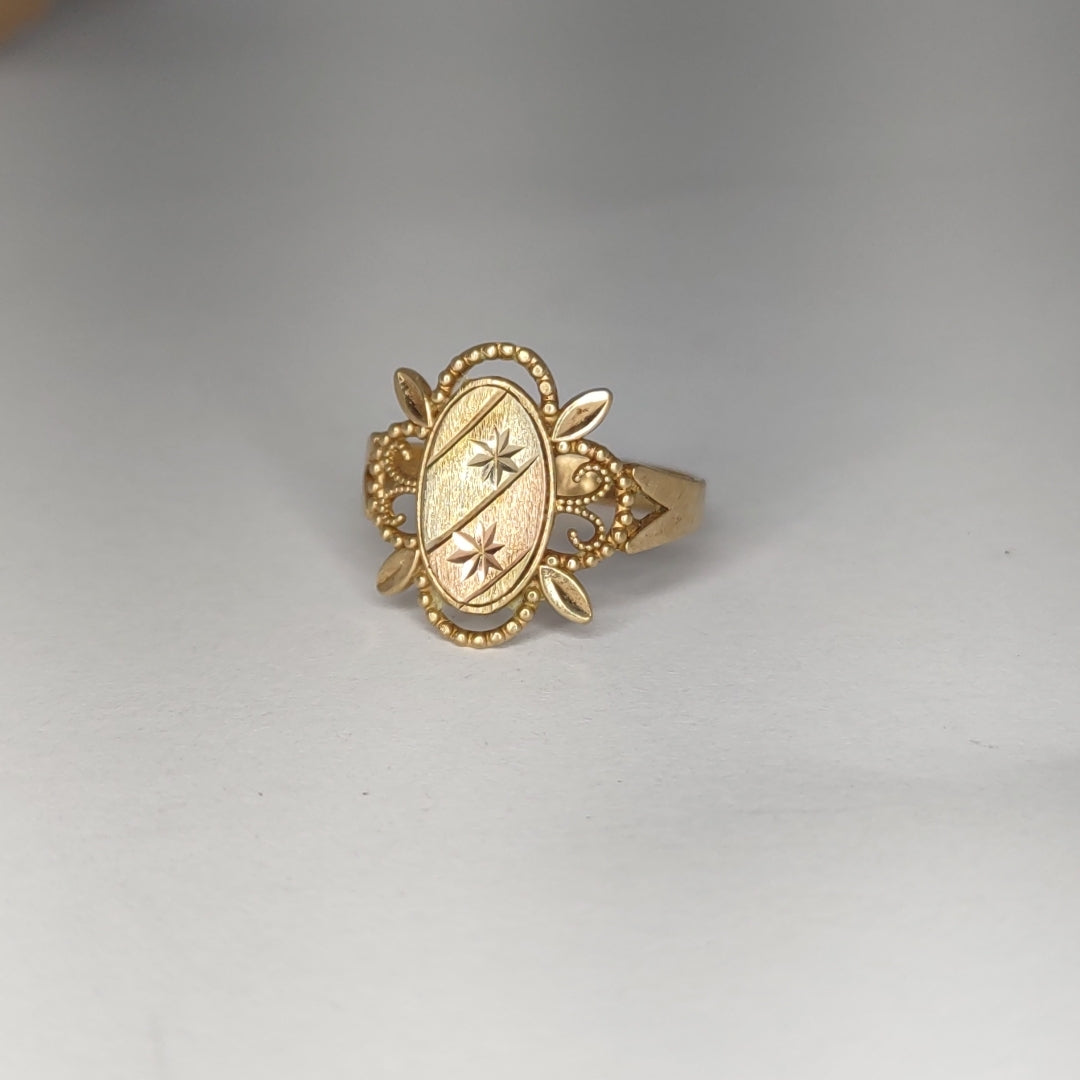 ANILLO ORO 10 K 1,30 GRMS (SEMINUEVO)