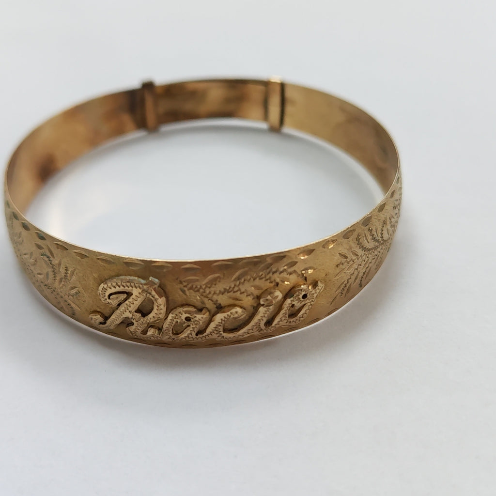PULSERA RIGIDA ORO 8 K 10.1 GRMS (SEMINUEVO)