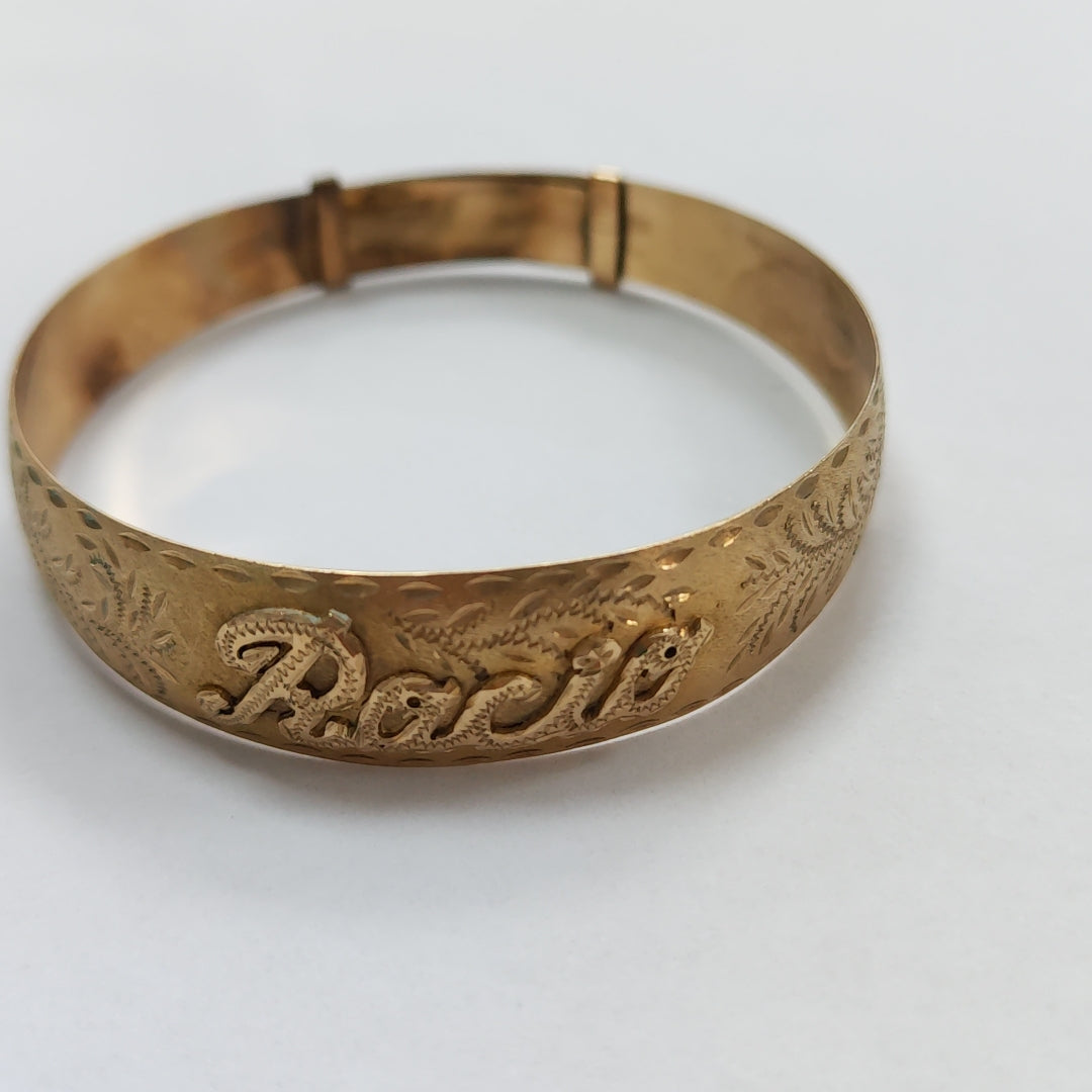 PULSERA RIGIDA ORO 8 K 10.1 GRMS (SEMINUEVO)