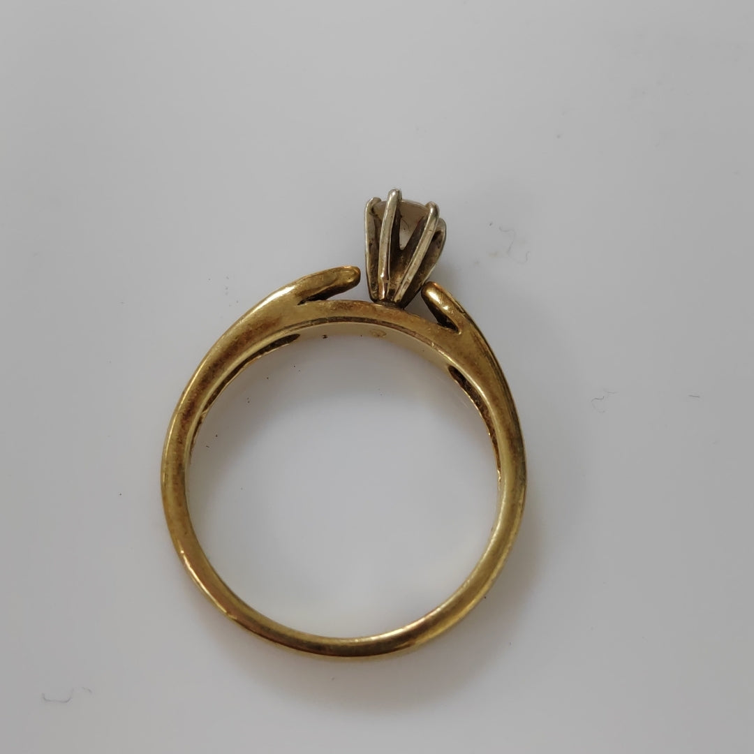 SOLITARIO ORO 14 K 2.9 GRMS (SEMINUEVO)