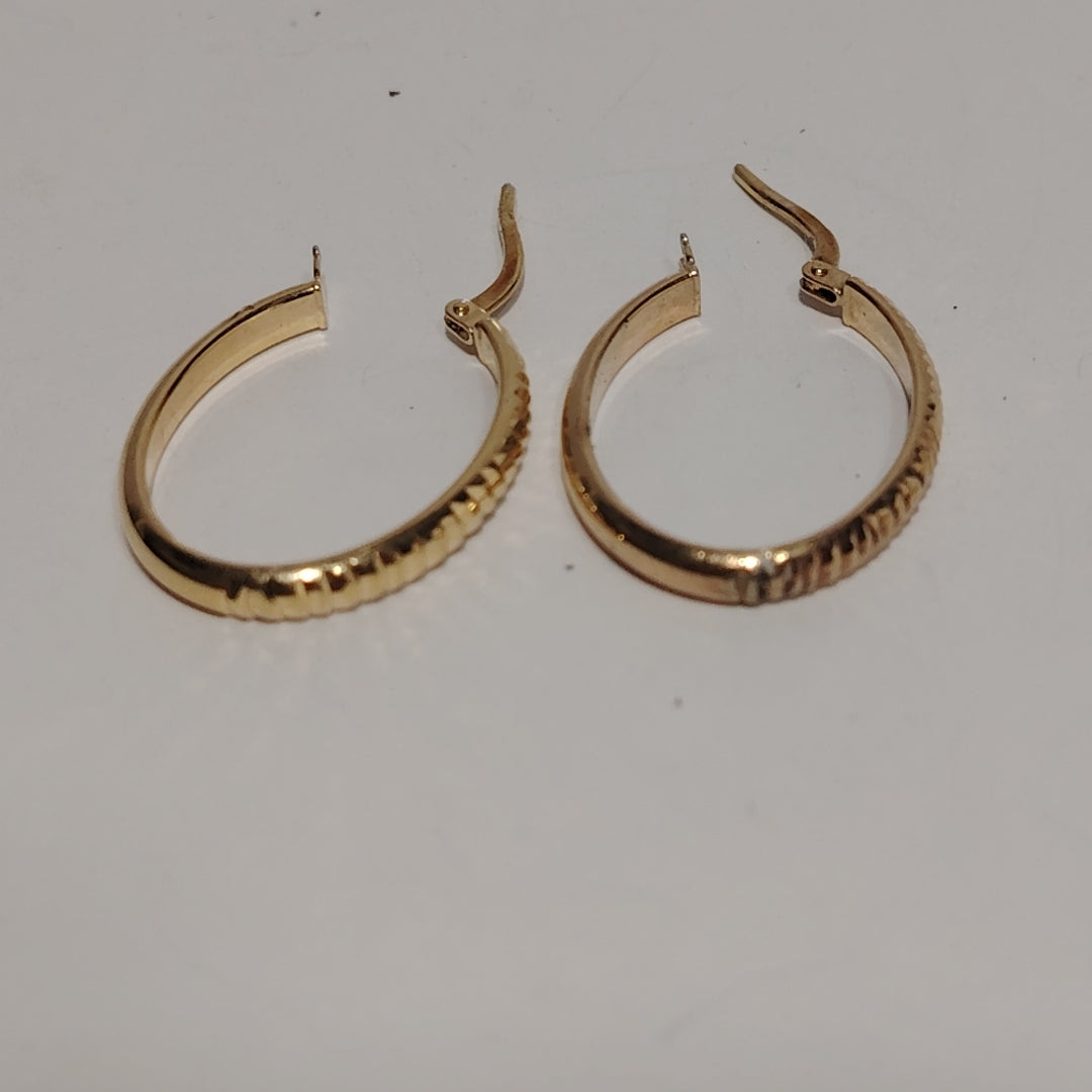 ARRACADAS PAR ORO 14 K 2 GRMS (SEMINUEVO)