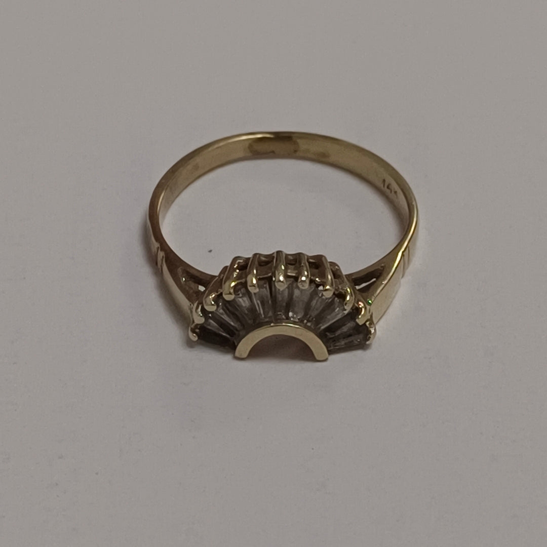 ANILLO ORO 14 K 2,40 GRMS (SEMINUEVO)