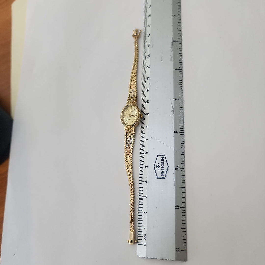 RELOJ CAJA Y PULSO ORO ORO 14 K 14,90 GRMS (SEMINUEVO)