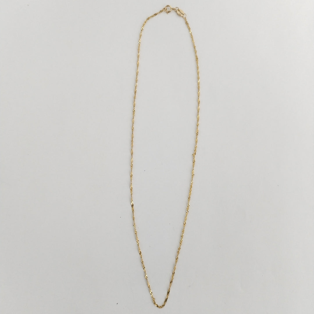 CADENA ORO 10 K 0.9 GRMS (SEMINUEVO)