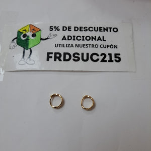 ARRACADAS ORO 14K 1.8 (NUEVO)